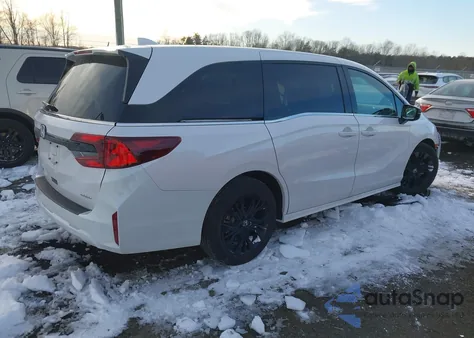 2025 Honda Odyssey Sport-L z USA, uszkodzony, nr VIN 5FNRL6H74SB018492